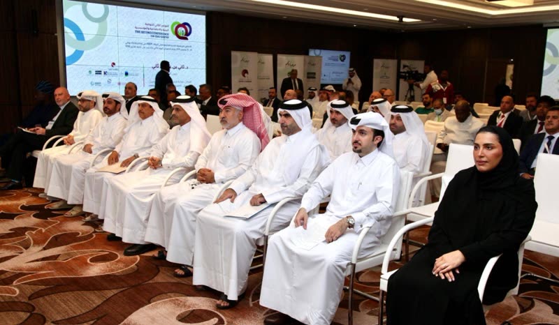 Officials and delegates in the front rows at Qatar Chamber's 2nd Conference on ESG Qatar 2025.